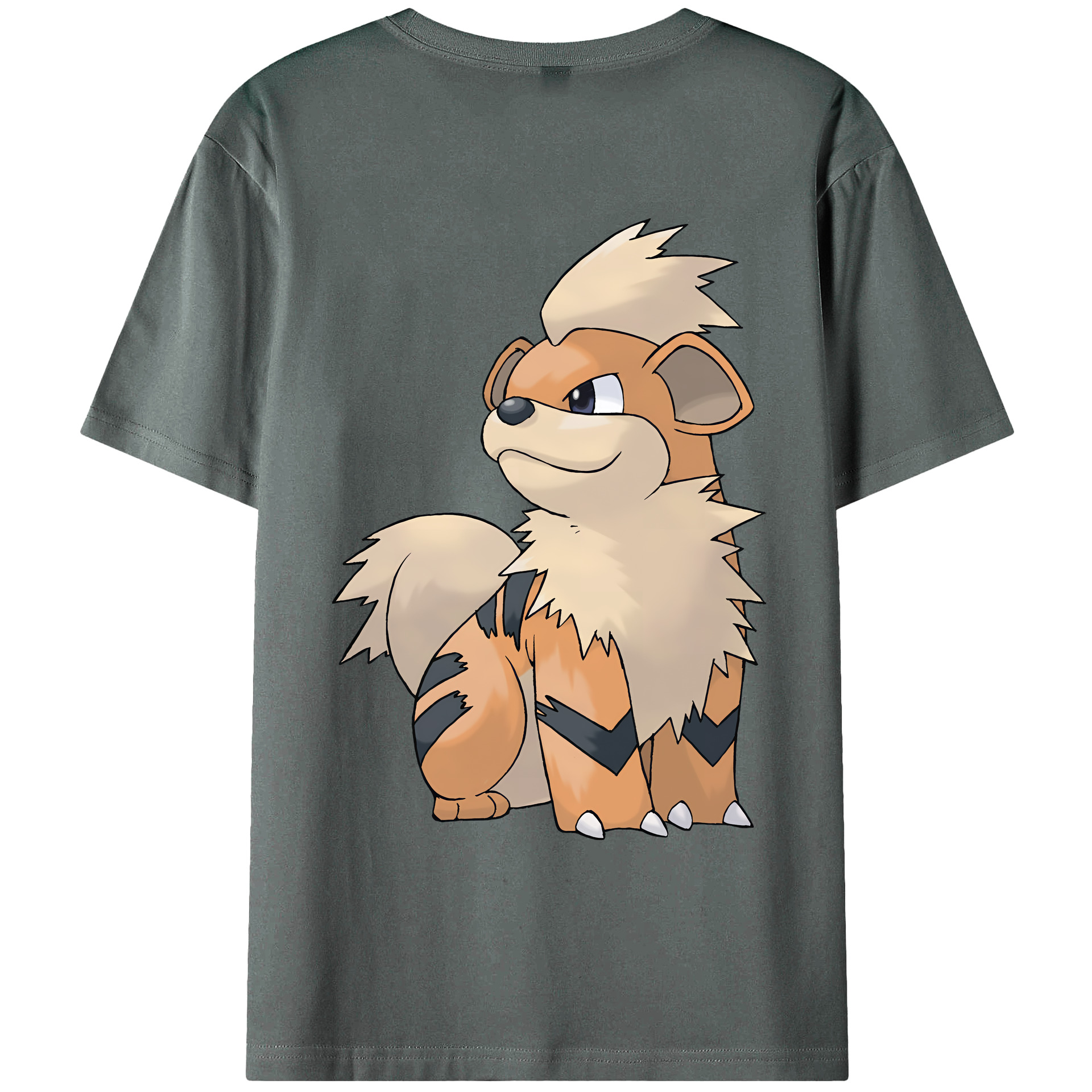 （画像用） ポケットモンスター Pokémon 綿100％ メンズ半袖Tシャツ（バックプリント） 通気性